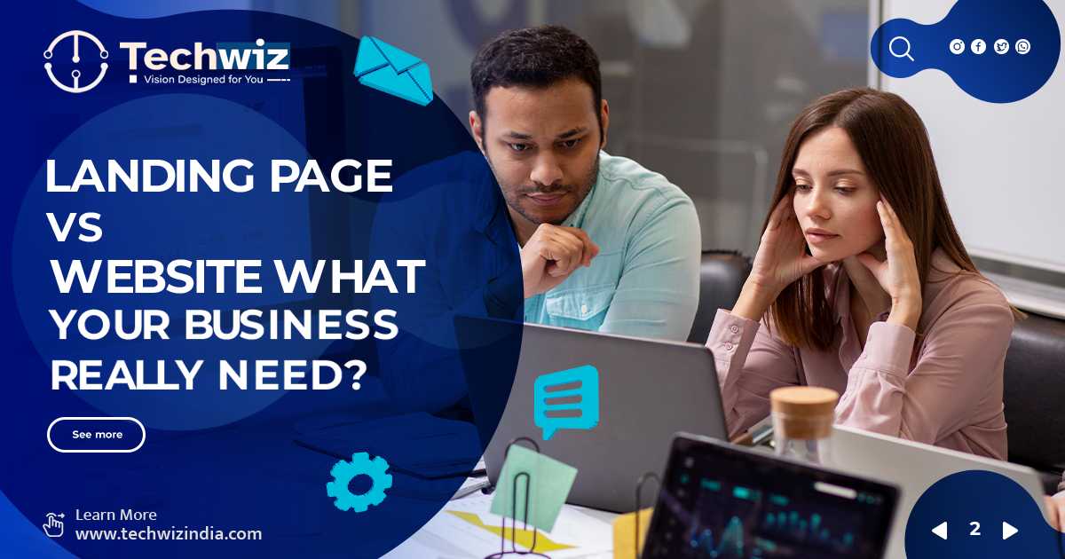 Landing Page vs. Website What Your Business Really Need?